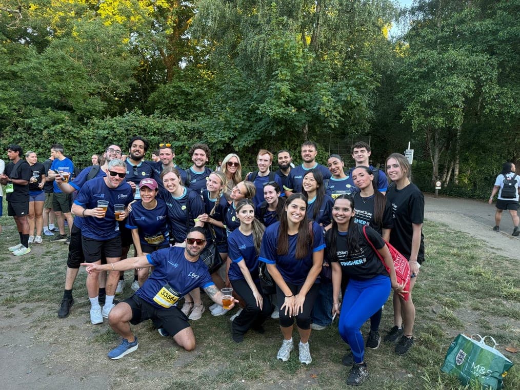 The Elect Capital team at the J.P. Morgan Corporate Challenge