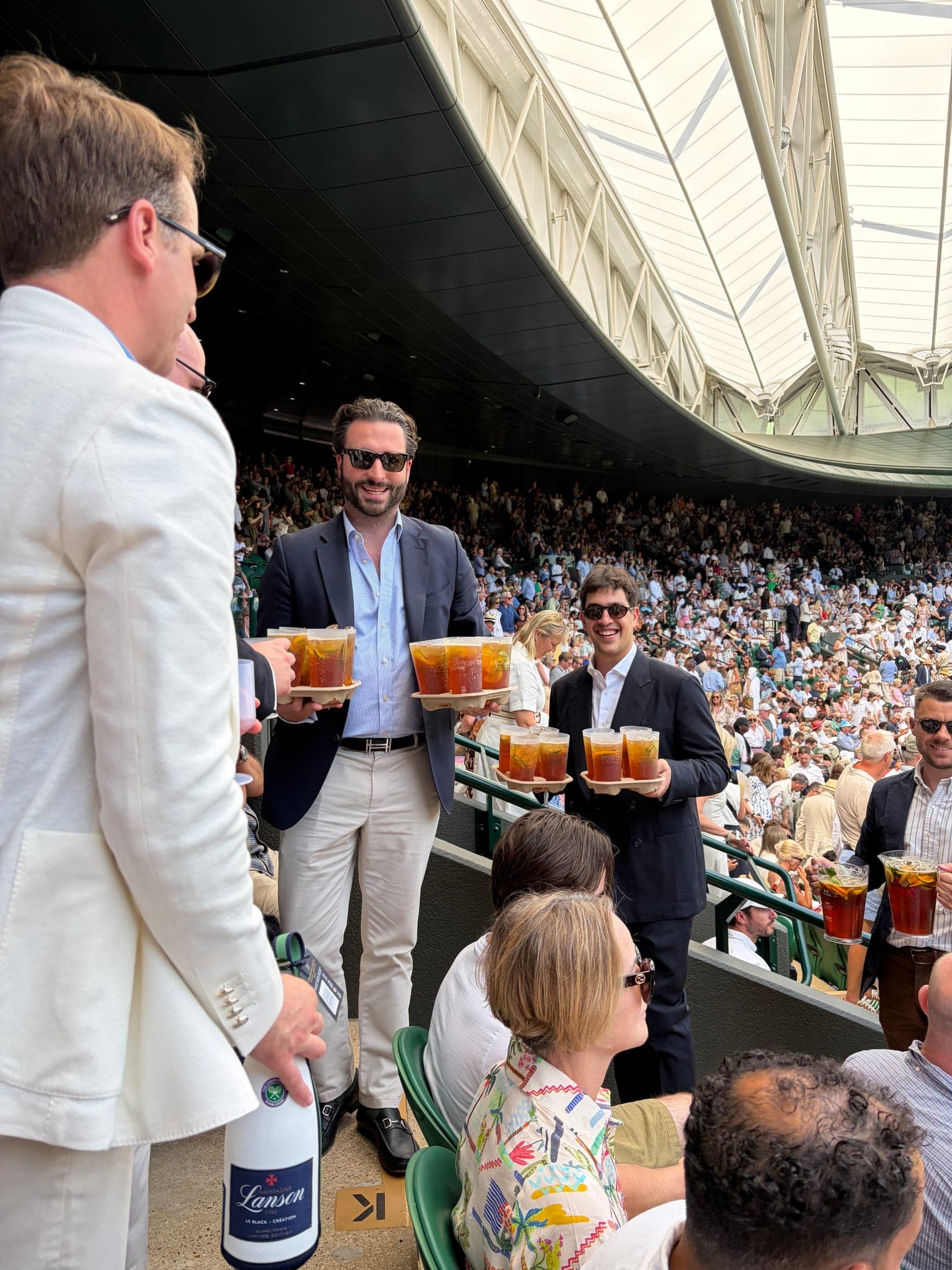 The Elect Capital team at Wimbledon